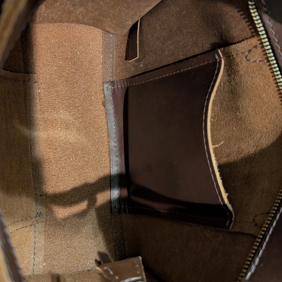 Portland Leather Premium Lola Chocolate Brown Leather Tote - Picture 7 of 10